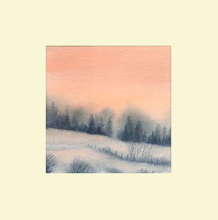 Art for sale | painting of snow for sale | Winter landscape